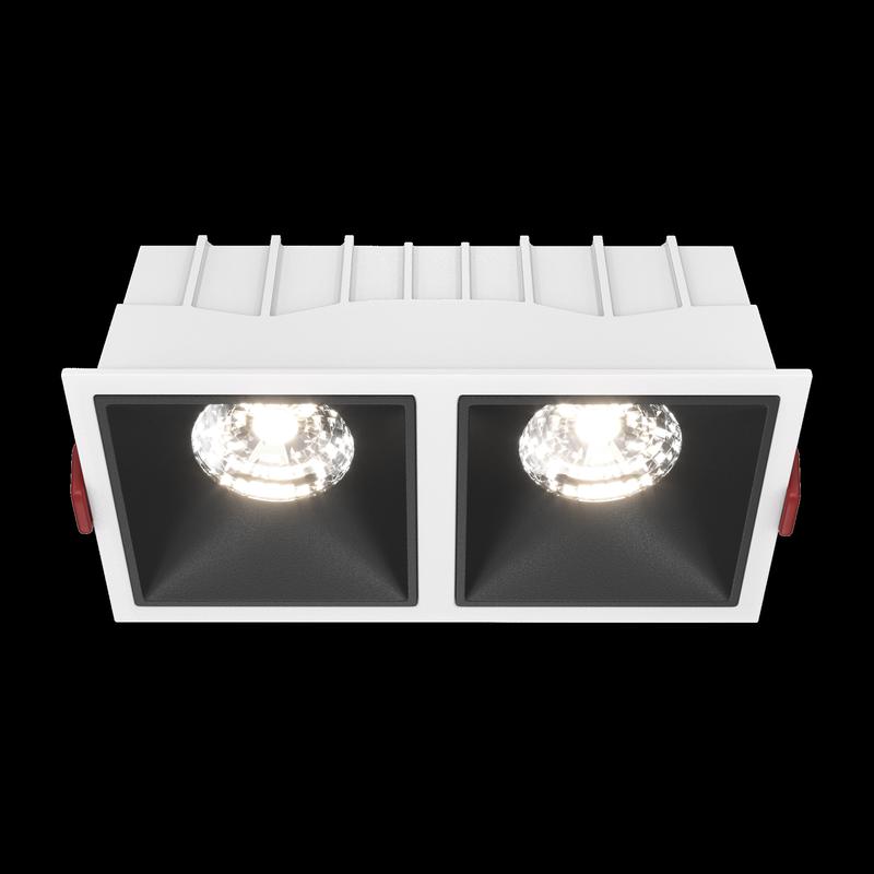 Светильник Alfa LED 2х15Вт 4000К 36град. Dim Triac встраив. Maytoni DL043-02-15W4K-D-SQ-WB