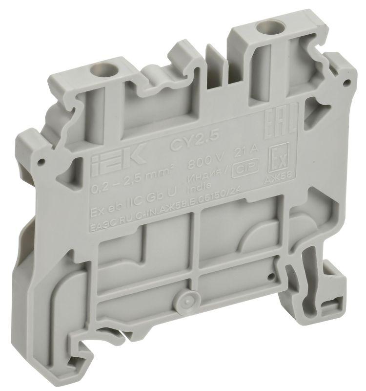 Колодка клеммная CY2.5 Ex ARMAFIX IEK AF-CT30-00-K03-002-EX