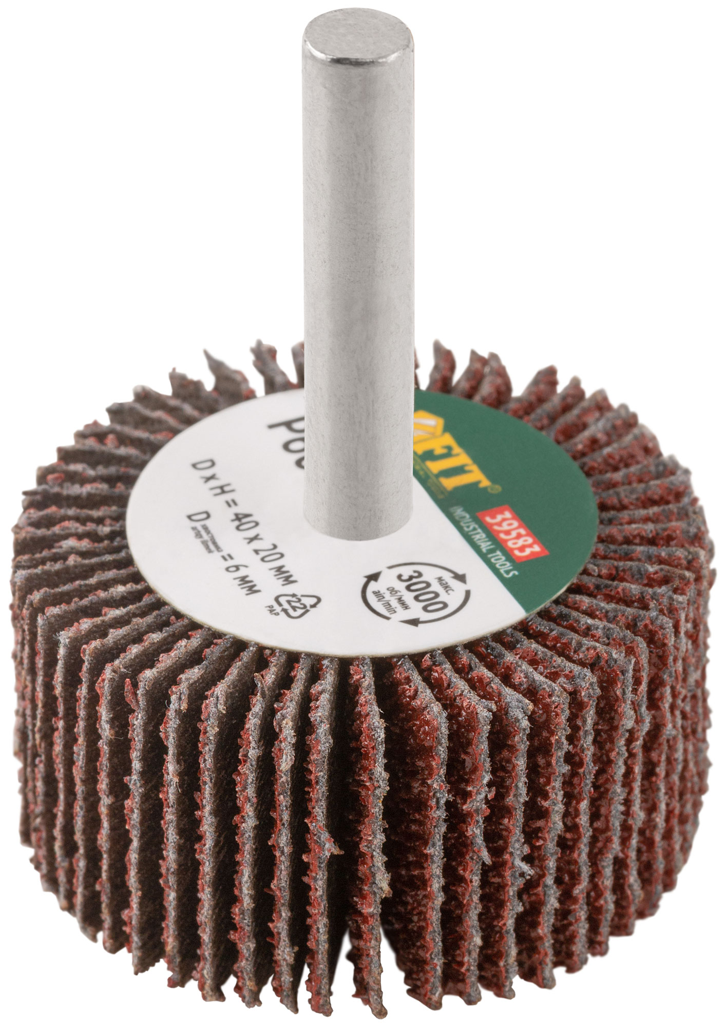 Диск лепестковый для дрели радиальный  40х20х6 мм   Р 60