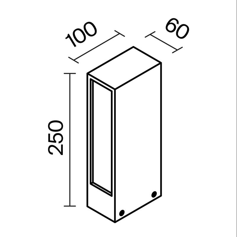 Светильник Hof 6Вт 3000К IP65 ландшафтный Maytoni O422FL-L6GF