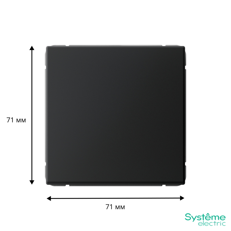 Переключатель 1-кл. ArtGallery (сх. 6) 10AX механизм карбон SE GAL001061