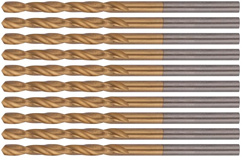 Сверло HSS по металлу титановое покрытие 3.0мм (уп.10шт) FIT 34130