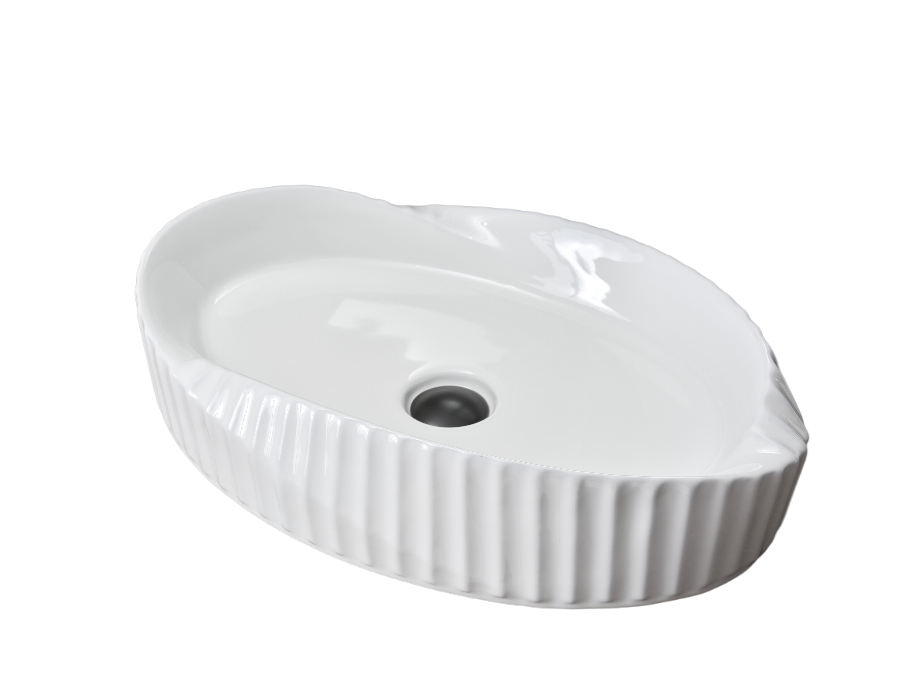 Раковина Gid 888s 51223 накладная белая 60x38.5x13.5