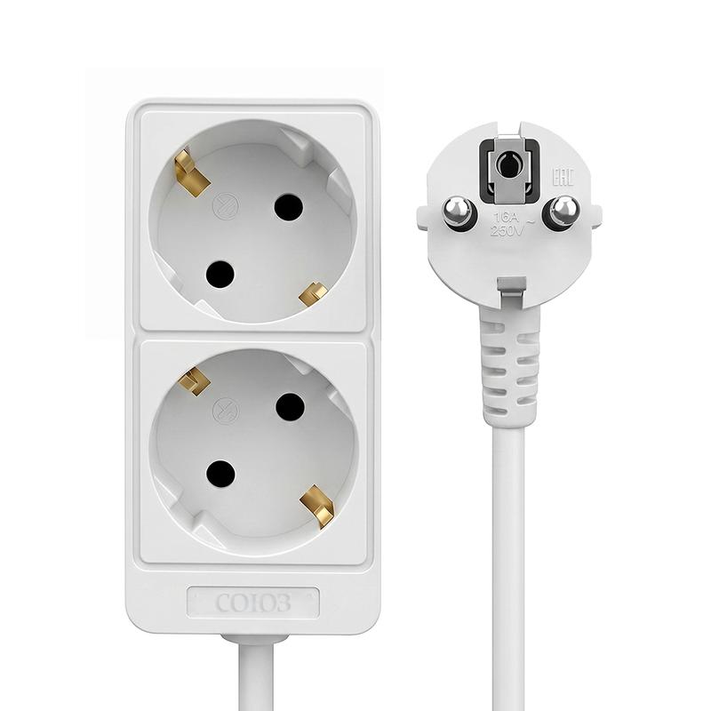 Удлинитель 2х7м с заземл. 16А IP20 3.5кВт ПВС Союз 481S-6207