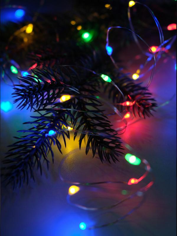 Гирлянда "Пробки" DC-G04-20MS2 20 RGB LED 3х(LR44/LR1154/AG13/G13) в компл. (уп.2шт) ФАZА 5059689