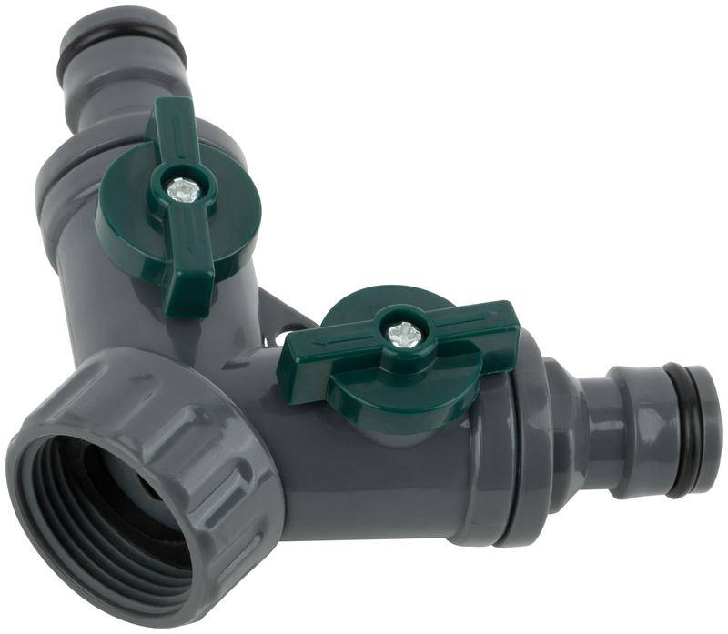 Распределитель 2-х канальный пластиковый FIT 77425