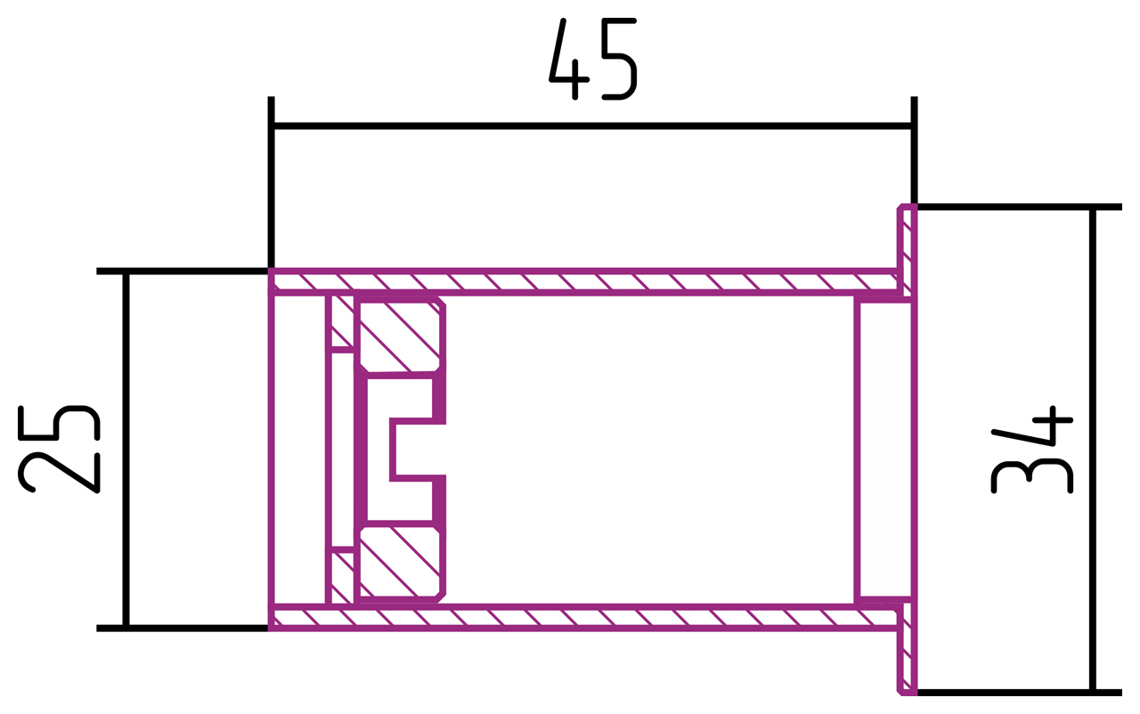 МОДУЛЬ скрытого подключения для "МЭМ CUBE" (Белый) 12-1527-0000