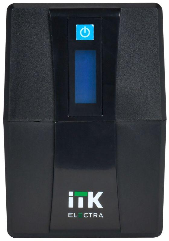 Источник бесперебойного питания ELECTRA ET 600В.А/360Вт с АКБ 1х7А.ч USB Schuko ITK EET-0600VA-1-001-S