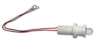 Лампа светодиодная СКЛ-18.2Б-КП-2-127 выводы гибкие с наконечником под М3 127В 50Гц/пост. диаметр посадочного отверстия 14мм УХЛ2.1 красн. прозр. Реле и Автоматика A8021-02839787