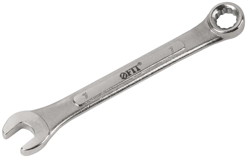 Ключ комбинированный усиленный "Модерн" 7мм FIT 63207