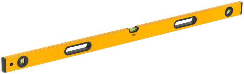 Уровень "Янтарь" 3 глазка ручки усиленный корпус фрезер. рабочая грань шкала 1200мм FIT 18165