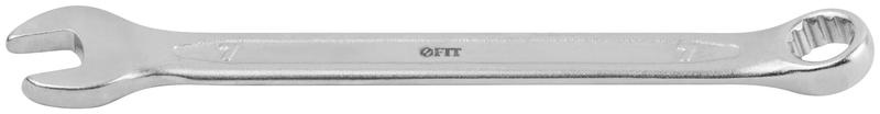 Ключ комбинированный усиленный "Гранд" CrV холодный штамп 7мм FIT 63277