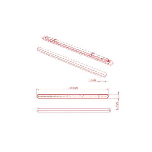 Светильник светодиодный SPP-201-1-65K-036 36Вт 6500К 3780лм IP65 1200мм линейный прозр. Эра Б0047177