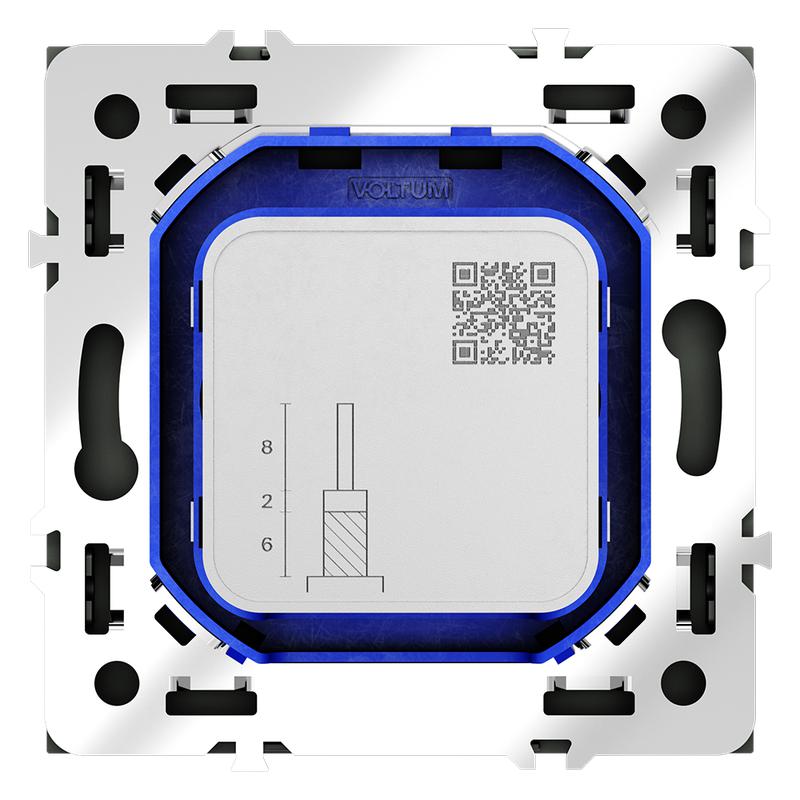 Розетка телевизионная оконечная TV + SAT 2-м СП S70 механизм графит Voltum VLS060407