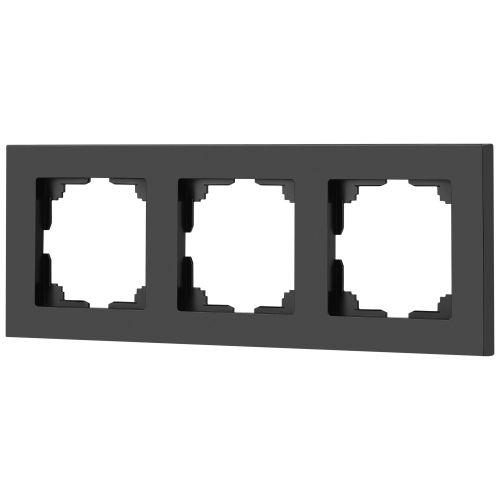 Рамка 3-м СП Accent 6-503-05 антрацит Intro Б0063787