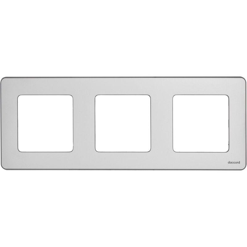 Рамка 3-м Inspiria алюм. IEK 673952