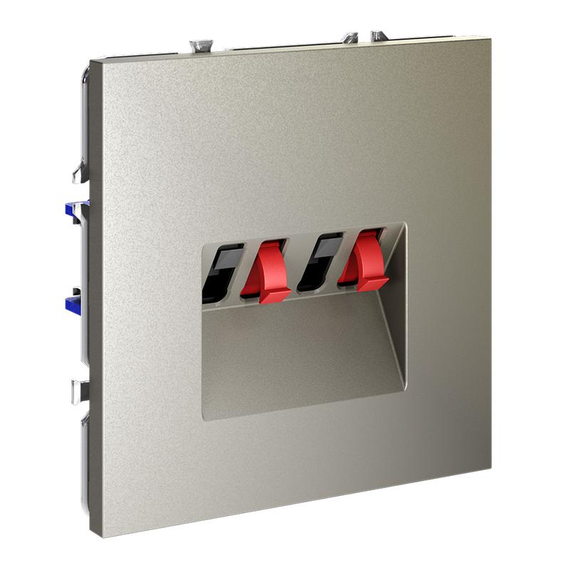 Розетка акустическая 4-м СП S70 механизм шелк Voltum VLS060304