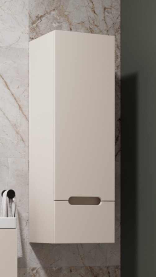 Колонна подвесная "Матис" 36 см, 1 ящик, КРЕМ, PLUS, ЭМАЛЬ