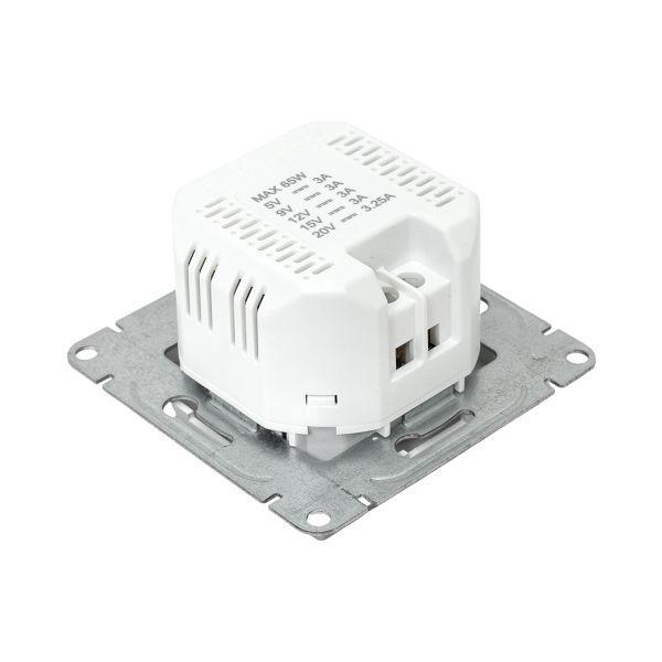 Розетка СП Эпика USB-С быстрая механизм алюм. EKF UP1-SOA-USBCF