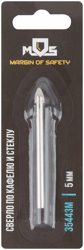 Сверло по кафелю и стеклу 5мм MOS 35443М