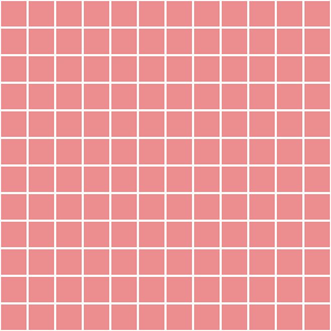 Мозаика Темари темно-розовый матовый 29,8х29,8, 20061