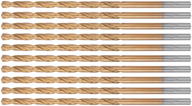 Сверло HSS по металлу удлиненные титановое покрытие 4.5х126мм (уп.10шт) FIT 34245