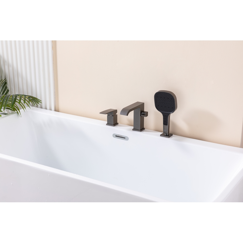 Смеситель на борт ванны Raglo R02.31.09, графит