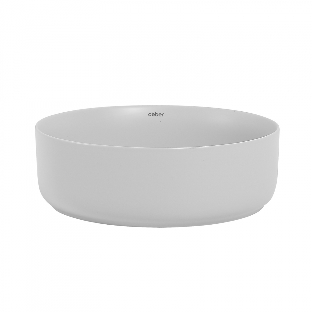 Раковина накладная ABBER Bequem AC2108MLG светло-серая матовая