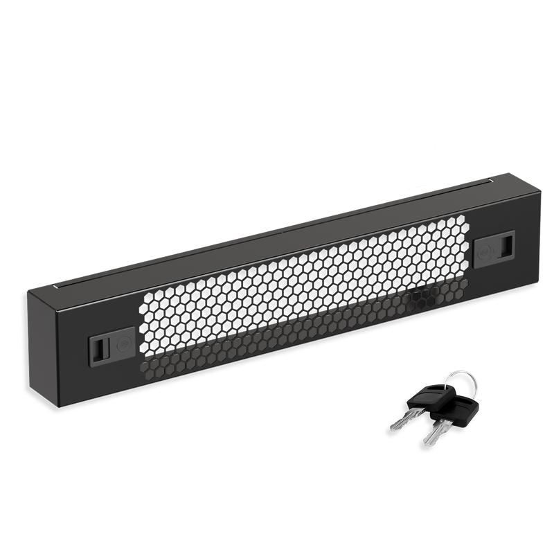 Экран защитный перфорир. 2U 19дюйм RAL 9004 черн. SYSMATRIX PS 0200.9000