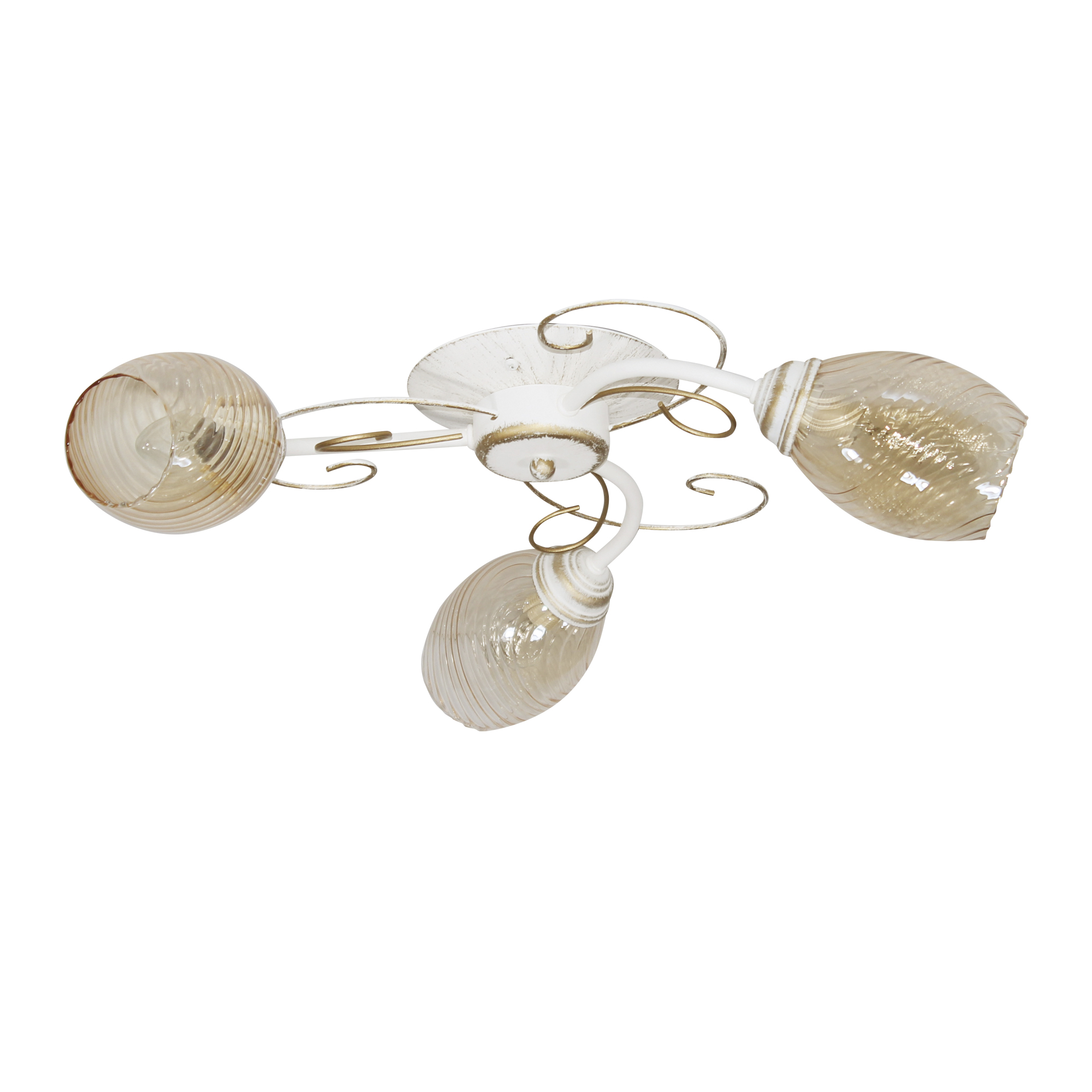 Светильник потолочный Сюита 131 бел.муар. зол. НПБ 01-3х60-166 Е14