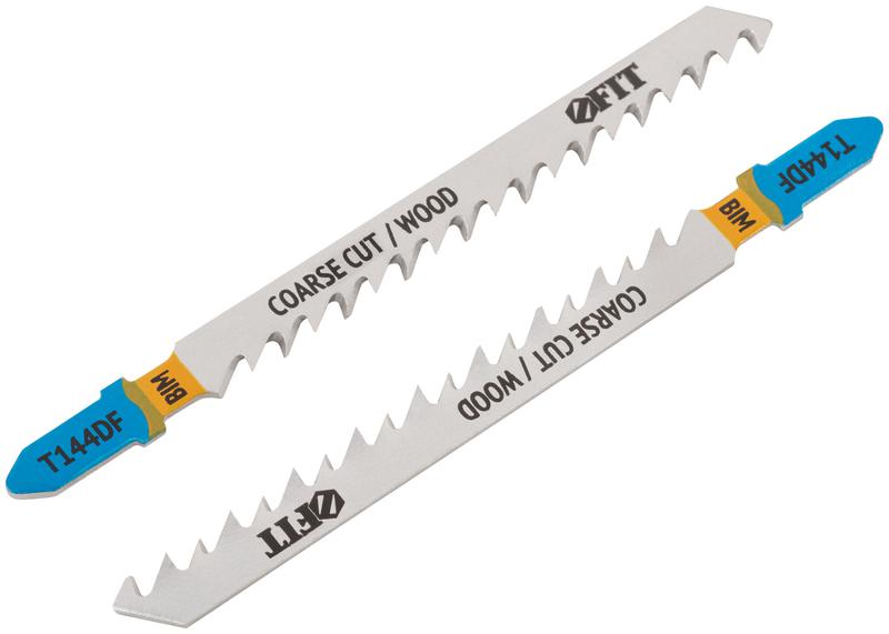 Полотно по дереву Bimetal разведенные шлифованные зубья 100/74/4мм (Т144DF) (уп.2шт) FIT 40891