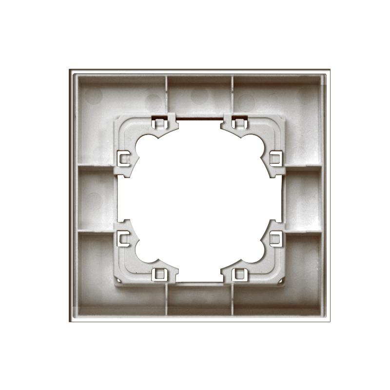 Рамка 1-м Афина стеклянная серебр. UNIVersal 2266