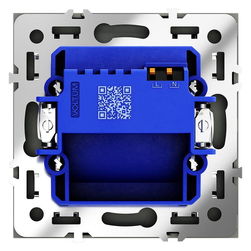 Подсветка светодионая СП S70 с датчиком механизм черн. матов. Voltum VLS070708