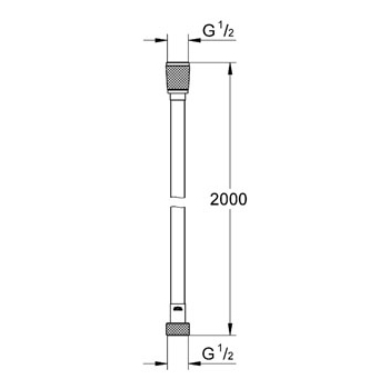 Душевой шланг Grohe Silverflex 27137000