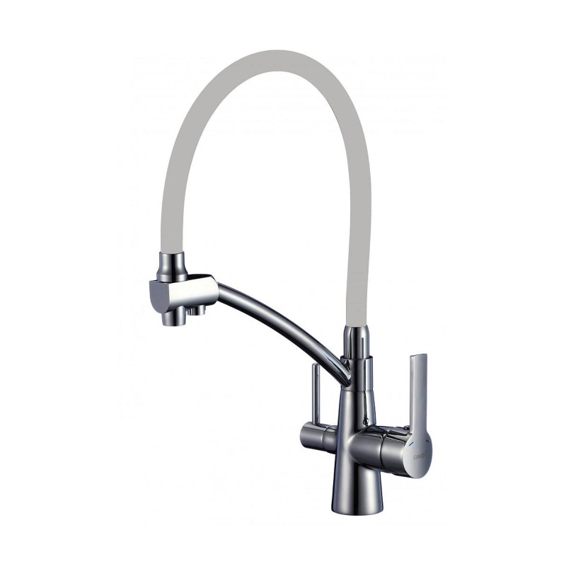 Смеситель для кухни с подключением к фильтру Savol S-L1805L-04, сатин