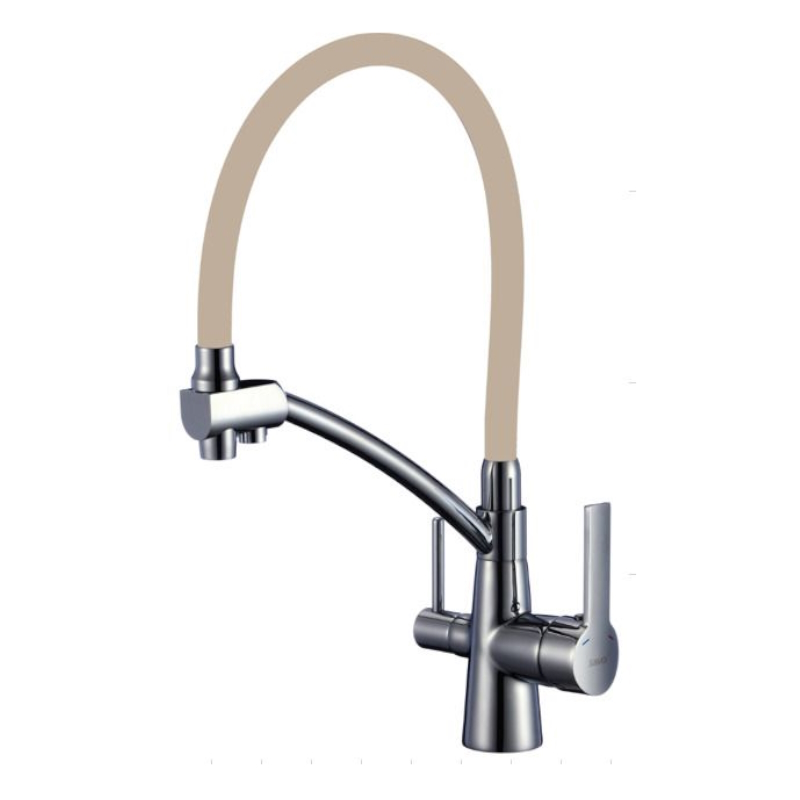 Смеситель для кухни с подключением к фильтру Savol S-L1805L-12, сатин