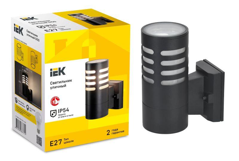 Светильник 5100 настенный E27 IP54 уличный черн. IEK LT-UBU0-5100-E27-1-K02