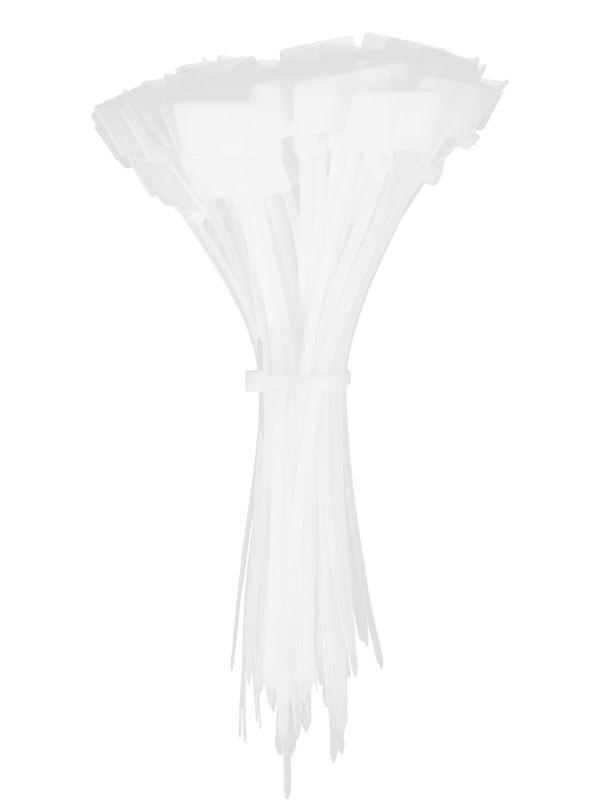 Хомут кабельный ХП1 3х150 нейл. бел. с таб. 25х15 (уп.100шт) IEK UHH61-3-150-100