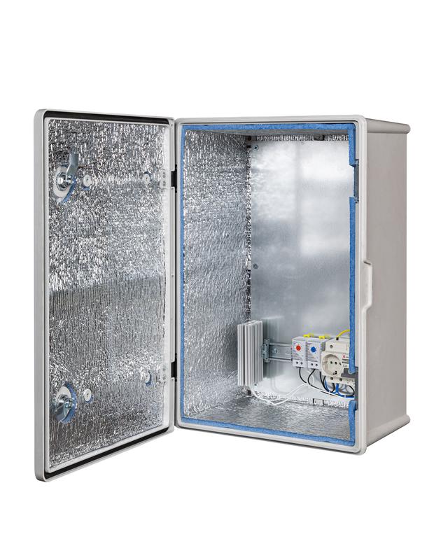 Шкаф монтажный композитный 360х560х250 Пластик-3УТП+ Mastermann 00-01021466