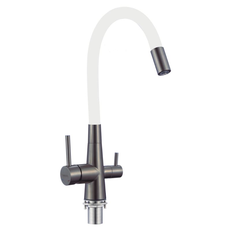 Смеситель для кухни с подключением к фильтру Fmark FS1062-Q02, графит