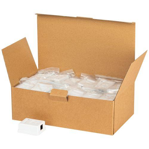 Розетка компьютерная 1-м RJ45 кат.5E неэкранир. Эра Б0056900