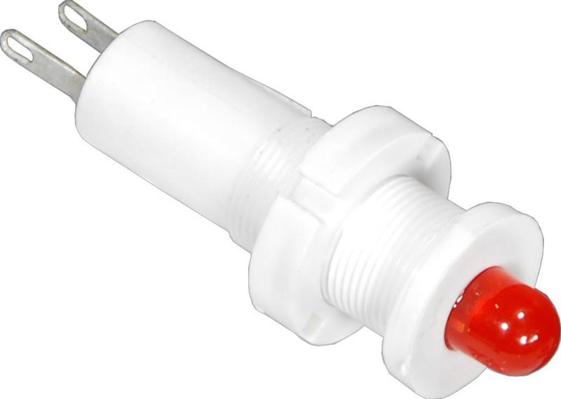 Лампа светодиодная СКЛ-17.3А-К-2-6 выводы жесткие под пайку 6В 50Гц/пост. диаметр посадочного отверстия 8мм УХЛ2.1 красн. Реле и Автоматика A8021-78105022