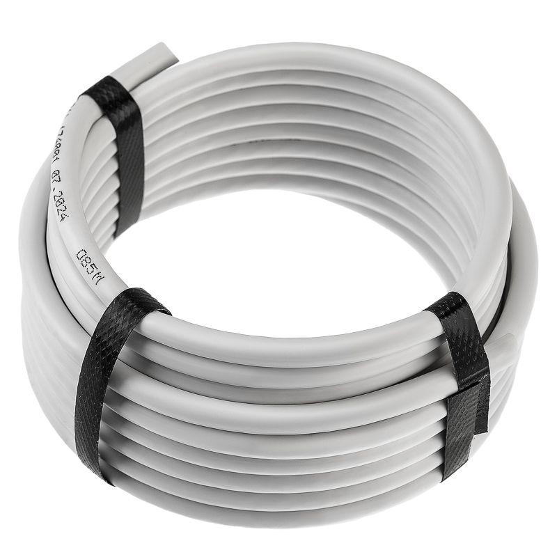 Набор антенный №10 (кабель RG-6U 5м; штекер F 4шт; бочка 1шт; переходник гнездо F - штекер TV 2шт; переходник гнездо F - гнездо TV 1шт) Rexant 06-3089