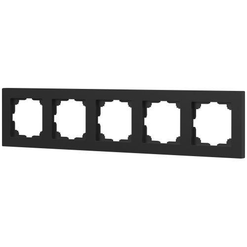 Рамка 5-м СП Accent 6-505-07 графит Intro Б0063733