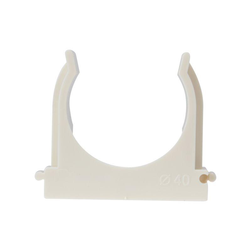 Держатель для труб (клипса) d40мм для монтажного пистолета бел. Rexant 28-0440-3