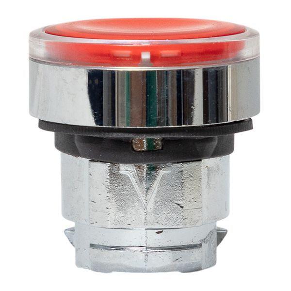 Механизм кнопки исполнительный XB4 IP65 плоский возвратный без фиксации с подсветкой красн. EKF XB4BW-R-65