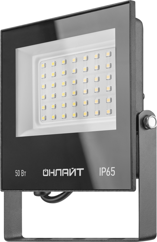 Прожектор светодиодный 71 659 OFL-50-4K-BL-IP65-LED 50Вт 4000К IP65 4000лм черн. ОНЛАЙТ 71659
