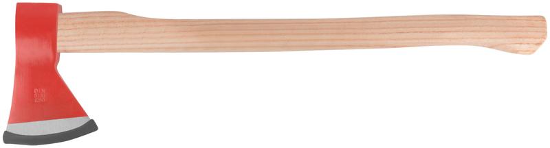 Топор 1250г деревянная длинная ручка; кованая усилен. сталь FIT 46112