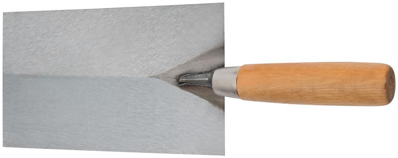 Кельма отделочная инструментальная сталь деревянная ручка 160мм MOS 04887М