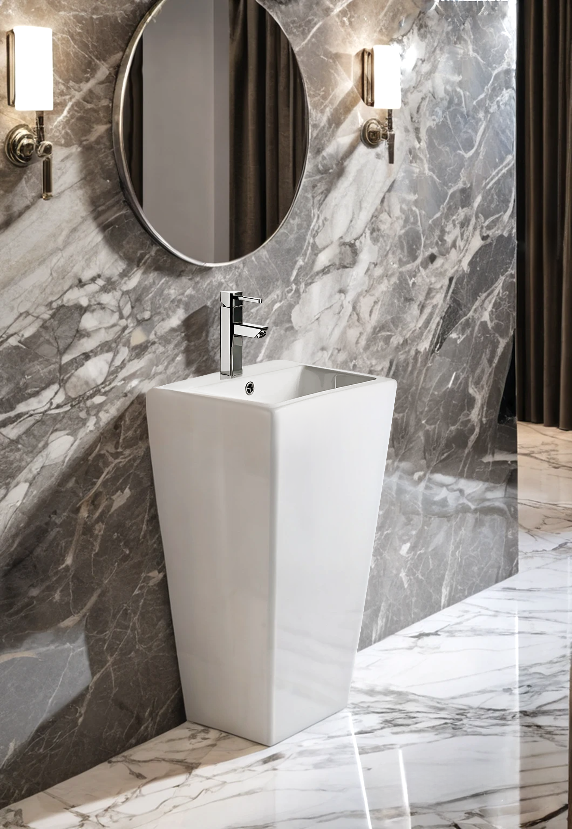 Раковина VITO напольная Ceruttispa 440x380x835